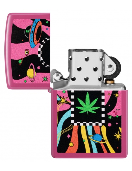 Zippo 48928 Cannabis Leaf and Trippy Design öngyújtó