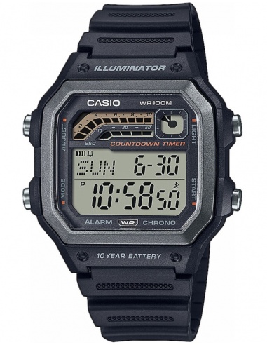 Óra karóra Casio Collection Casio WS-1600H-1AVEF