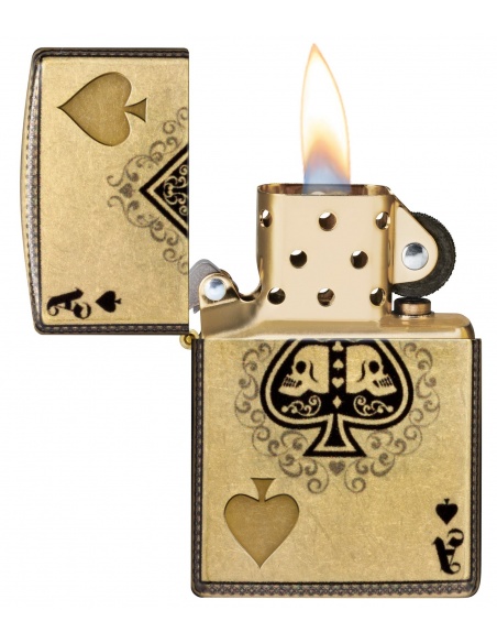 Zippo 46388 Ace of Spades with Skulls öngyújtó