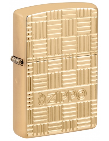 Zippo 46274 Basketweave Deep Carved Armor öngyújtó