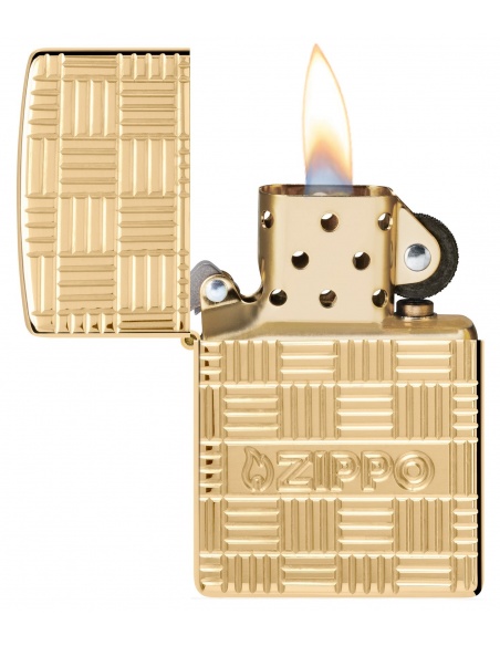 Zippo 46274 Basketweave Deep Carved Armor öngyújtó