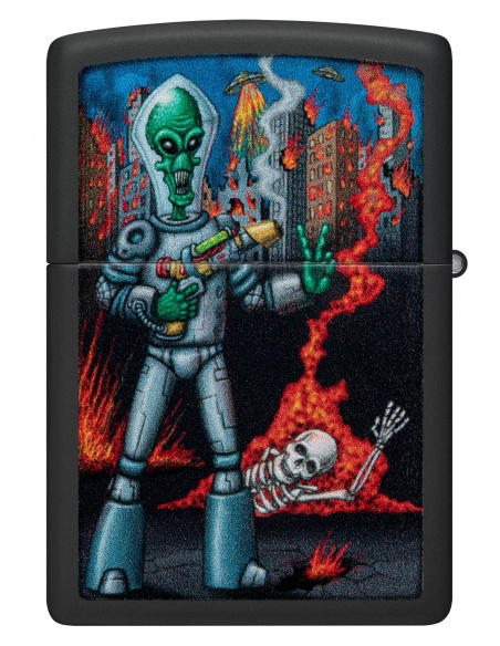 Zippo 46250 2-Sided Alien Attack öngyújtó