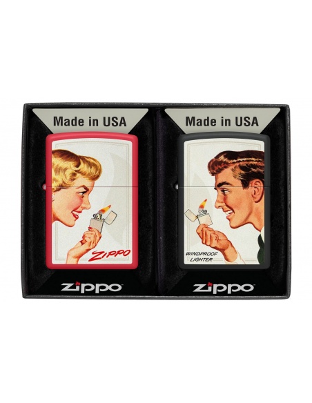 Zippo 46295 Nostalgic Vintage Ad öngyújtó