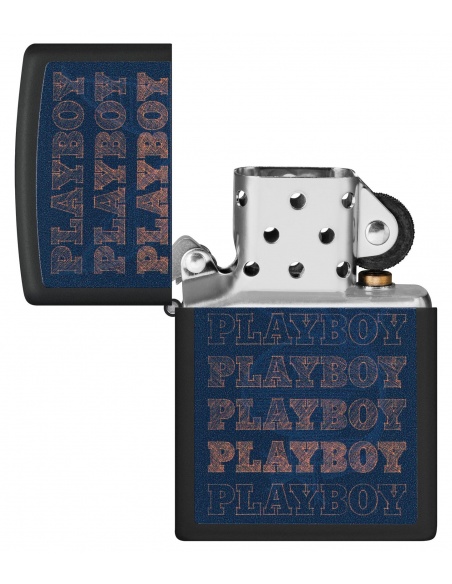 Zippo 46272 Playboy Bunny Logo Black Light öngyújtó