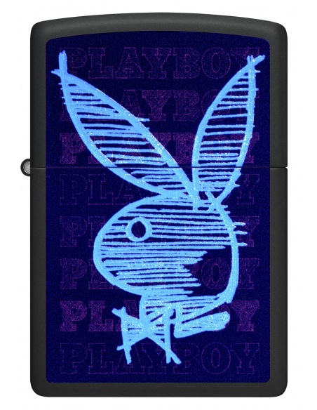 Zippo 46272 Playboy Bunny Logo Black Light öngyújtó