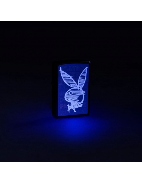 Zippo 46272 Playboy Bunny Logo Black Light öngyújtó