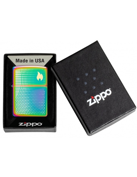 Zippo 46569 Dot Matrix Flame Icon öngyújtó