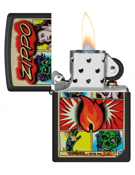 Zippo 46229 Comic Book Zombies and Logo öngyújtó