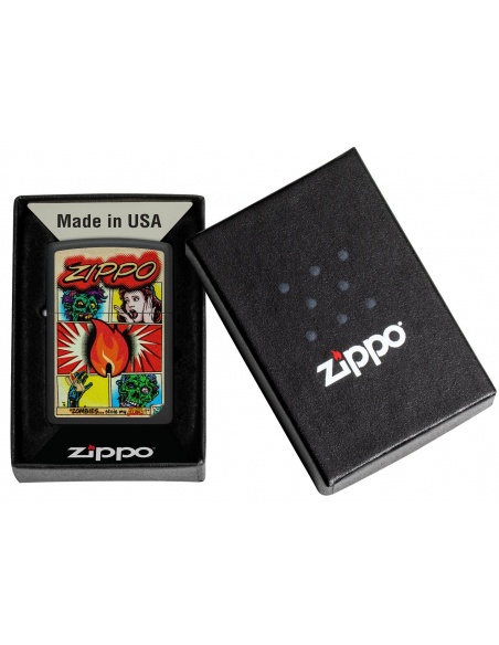 Zippo 46229 Comic Book Zombies and Logo öngyújtó