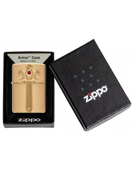 Zippo 46737 Royal Saber Deep Carve Armor öngyújtó