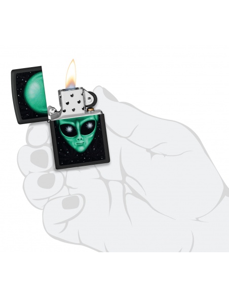 Zippo 46708 Alien Cannabis Leaf öngyújtó