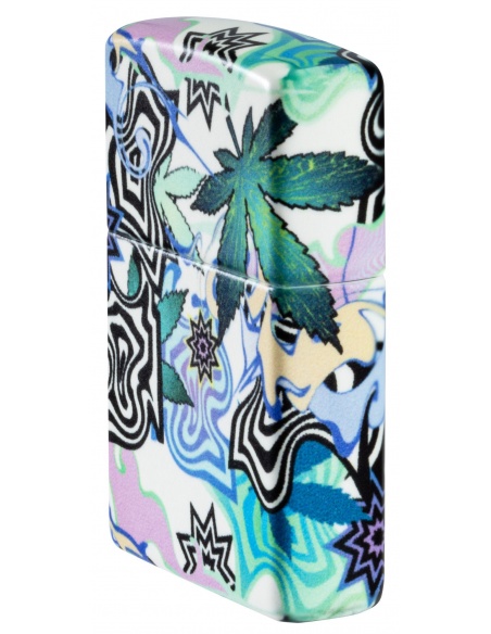 Zippo 46562 Abstract Cannabis öngyújtó