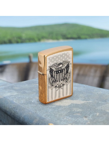 Zippo 46230 Patriotic American Crest öngyújtó