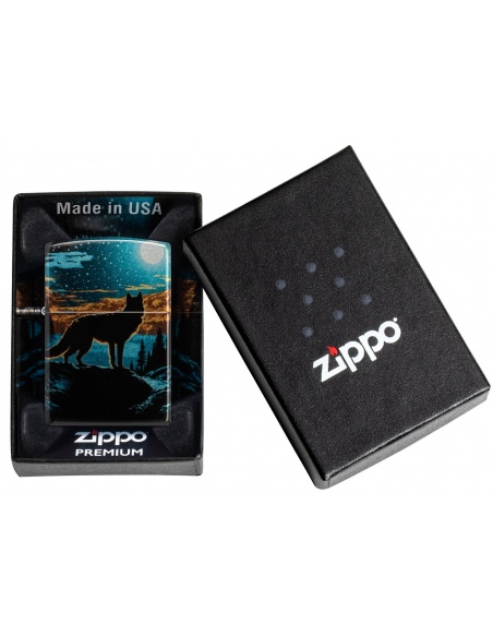 Zippo 46252 Wolf and Moon öngyújtó