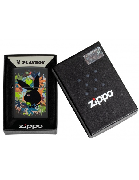 Zippo 46222 Playboy Bunny Logo and Cannabis Leaf öngyújtó