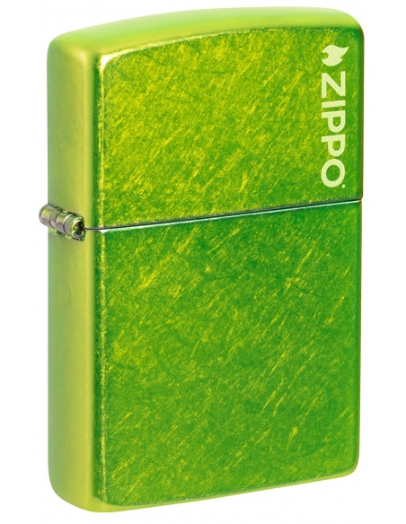 Zippo 24513ZL Lurid Green with Zippo Logo öngyújtó