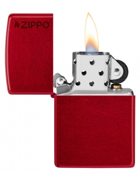 Zippo 21063ZL Candy Apple Red with Zippo Logo öngyújtó