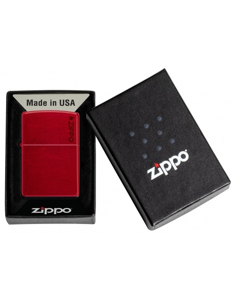 Zippo 21063ZL Candy Apple Red with Zippo Logo öngyújtó