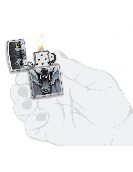 Zippo 207-066051 Wolf Yellow Eyes öngyújtó