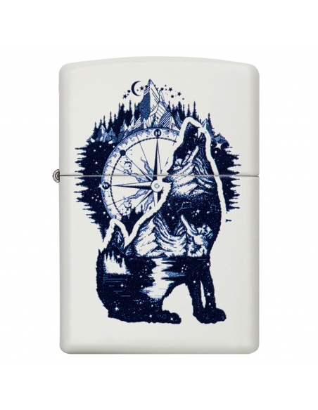 Zippo 214-062956 Wolf Mountain Compass öngyújtó